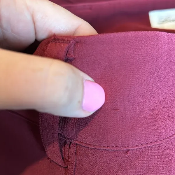 3/$15 LOVERS + FRIENDS Merlot lined dress pants - Image 5