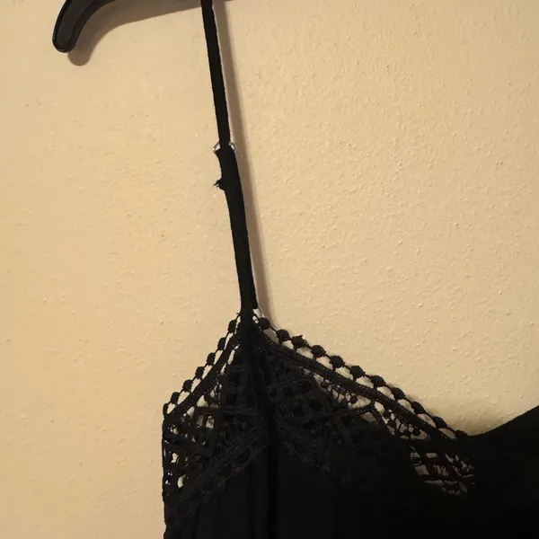 Eyeshadow Black Lace Detail Camisole - Image 2