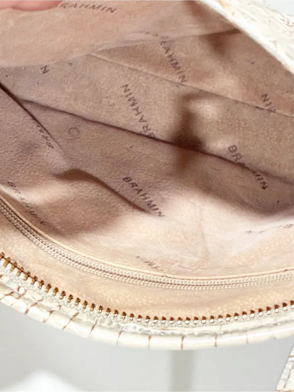 Brahmin Carrie Crossbody Moonshine Melbourne Bag Leather - Image 4