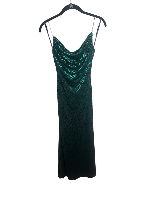 Runaway the Label Lionell Dress Emerald Zebra NWT 2 - Image 2