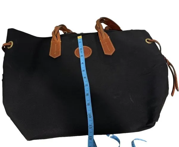 DOONEY & BOURKE Black Fabric Tote - Image 9