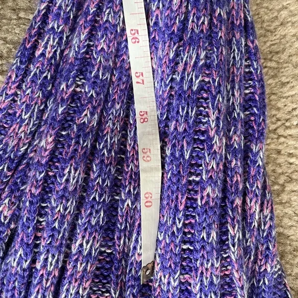 Mermaid Snuggle Blanket Purple pink white Adult Size Tail Knit Sleeping Bag - Image 8