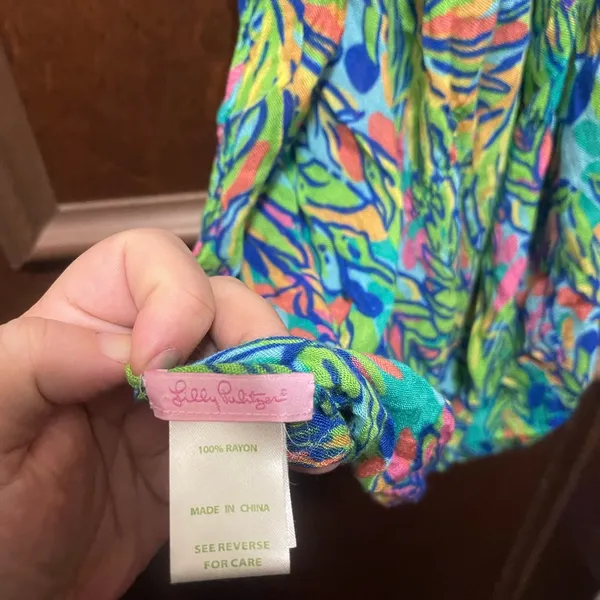 Lilly Pulitzer Multicolor Patterned Scarf - Image 5