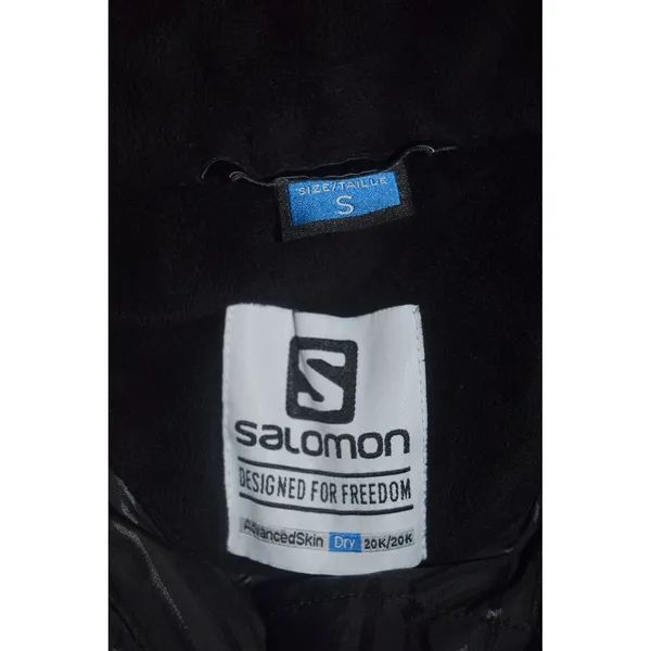 Salomon Women's Advanced Skin Dry Ski Snowboard Jacket Size S Charcoal Red‎ - Image 4