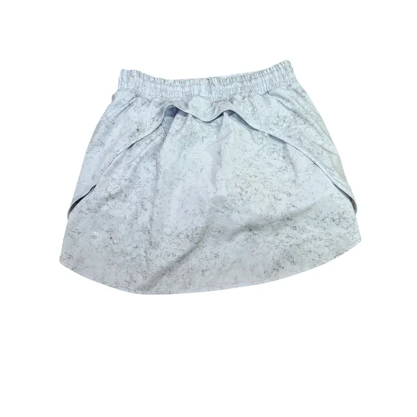 Lululemon Hotty Hot High-Rise Skirt Long Gravel Dust Pastel Blue Size 12 - Image 8
