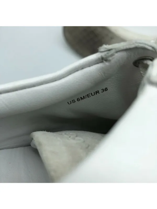 Vince Womens Sneakers Low Top Lace Up Leather White Size 6 - Image 6