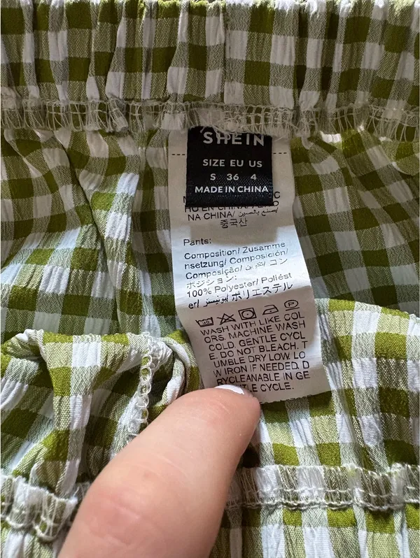 Shein Gingham Shorts - Image 2