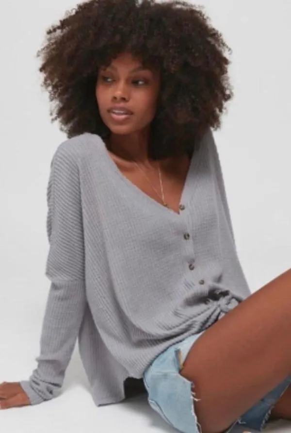 Urban Outfitters Jojo Oversized Thermal - Image 5