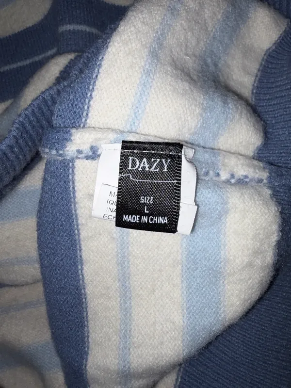 SheIn Dazy Striped Sweater - Image 2