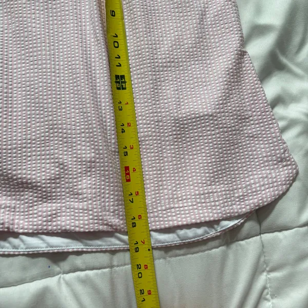 RBX Pink White Seersucker Active Skort XXL Tennis Golf Skirt Pockets Pickleball - Image 4