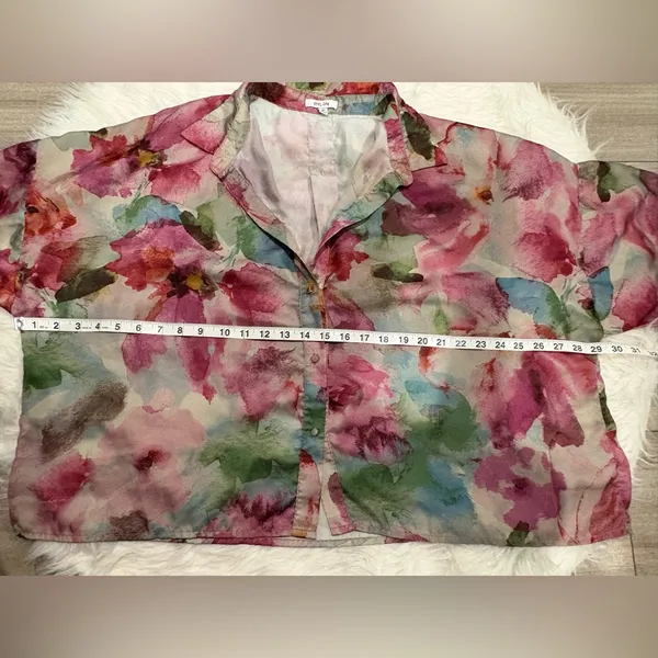 BTFL-Life Floral Button Down Shirt - flowery Size XL - Image 3