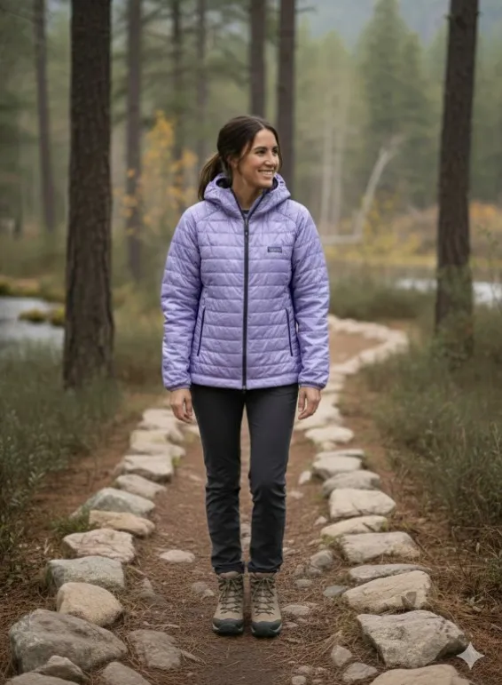 Rare! Patagonia Nano Puff Hoody Jacket, women’s size L - Image 2