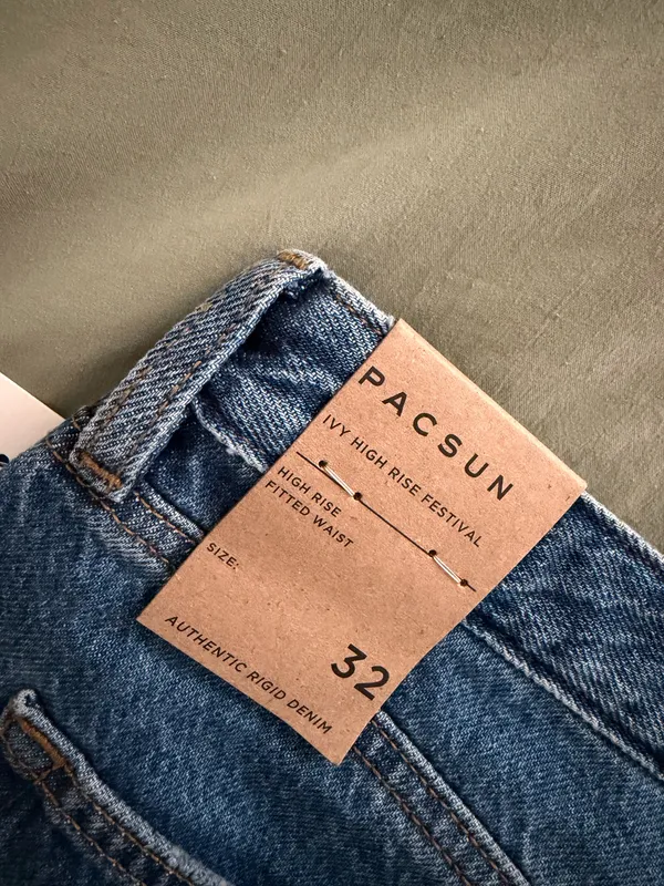 PacSun Jean Shorts Denim Blue - Image 4