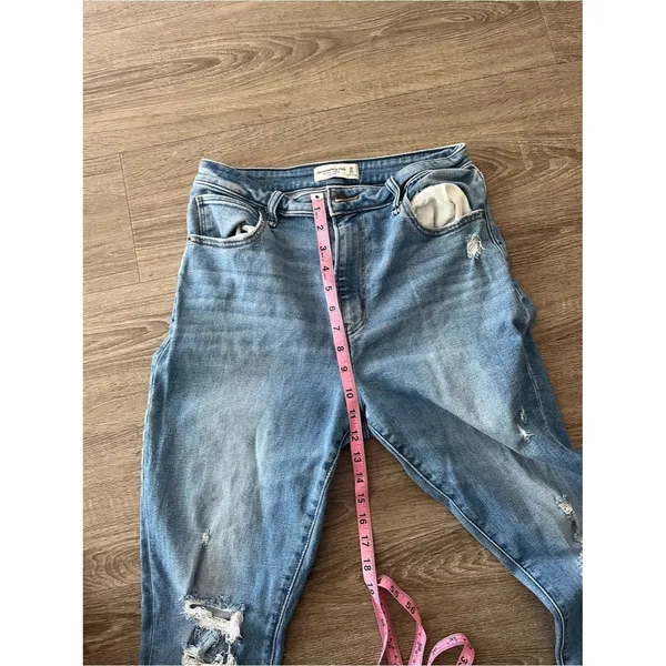 Abercrombie Curve Love High Rise Super Skinny Jeans Women’s 30/10 Washed Blue - Image 14