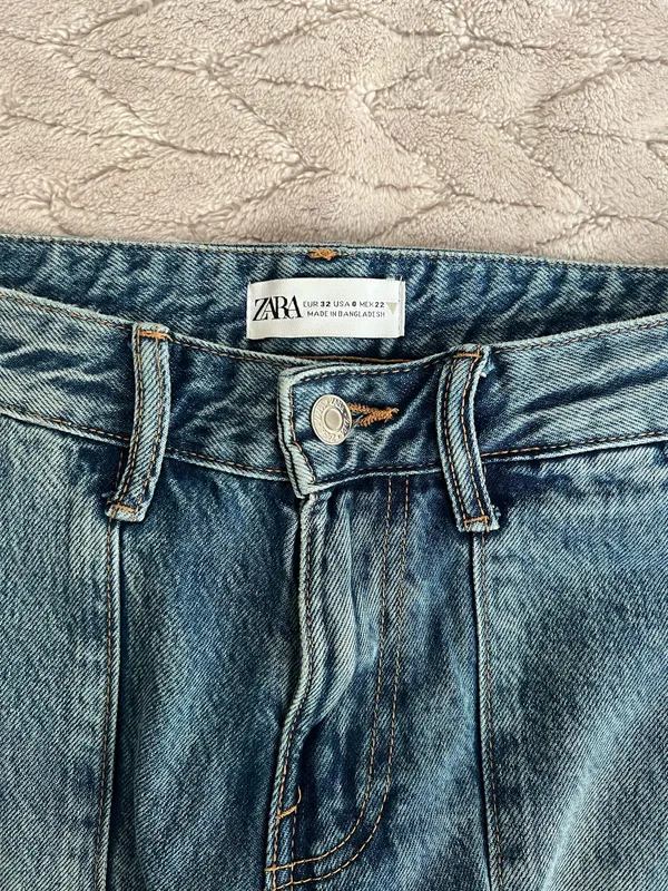 ZARA Cargo Jeans Denim - Image 2