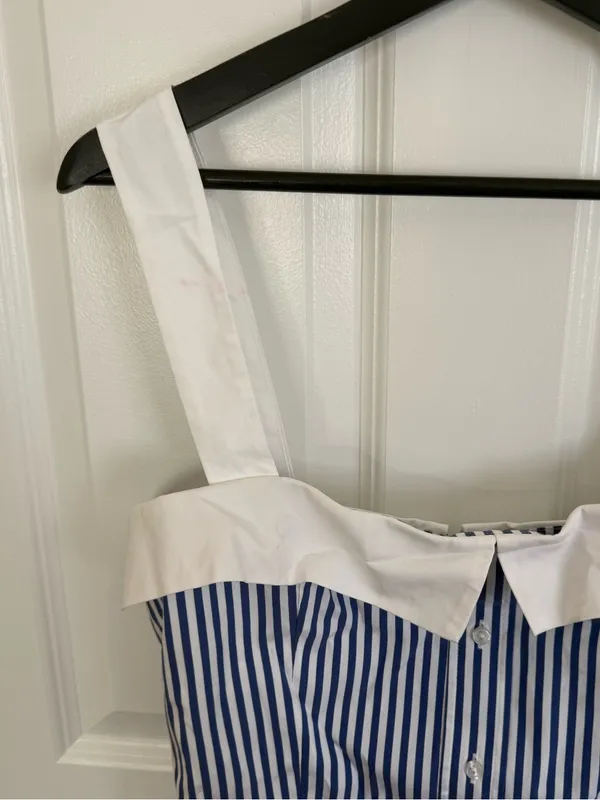 Amanda Uprichard Mindy Dress in Bayhaven Stripe L - Image 4