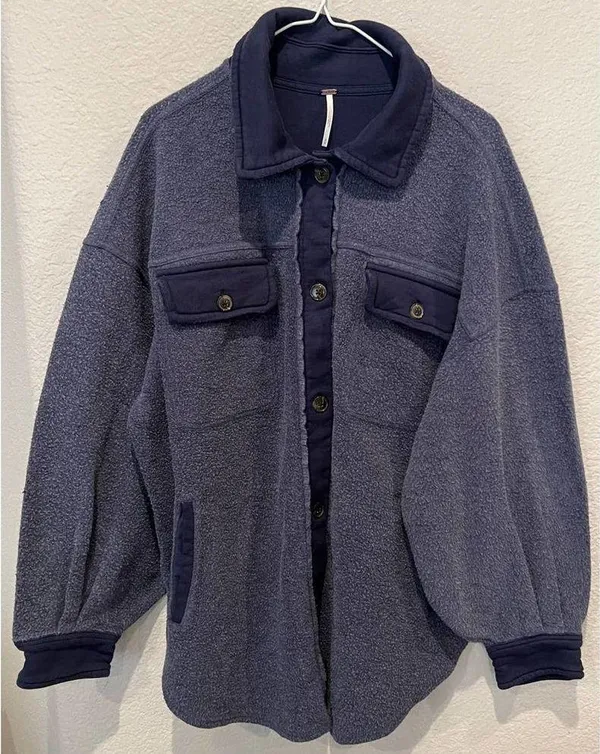 FREE PEOPLE Ruby Jacket In Indigo (M) - Image 8