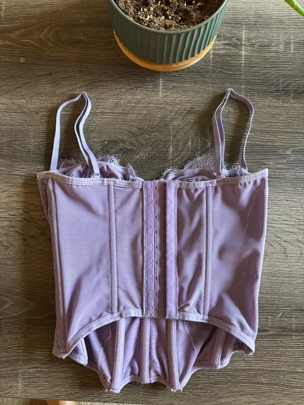 Urban Outfitters Lavender Corset Top - Image 4