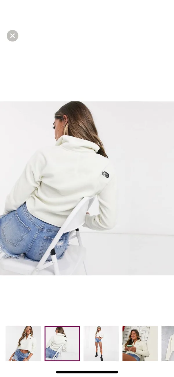 cropped Quarterzip fleece - Image 2