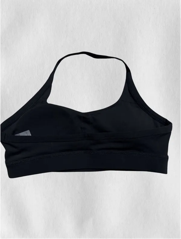 Onset Halter Sports Bra Black Size M - Image 2