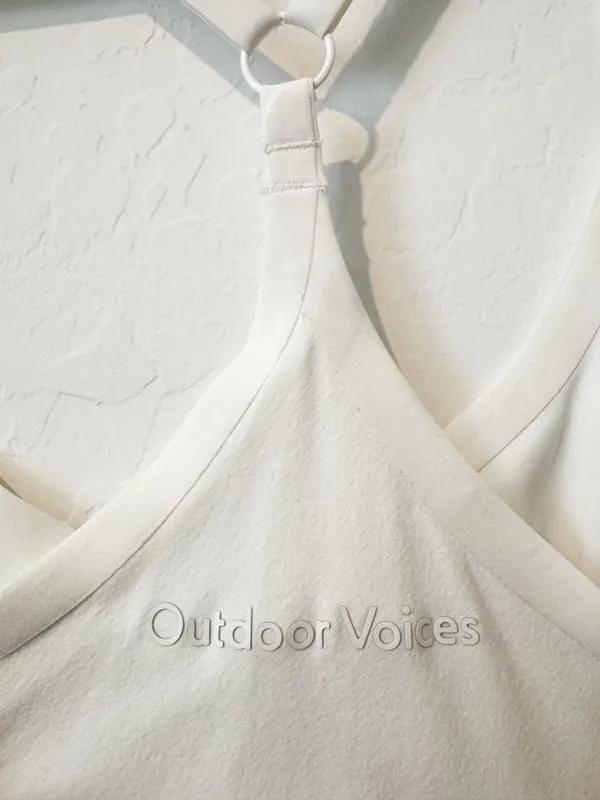 Outdoor Voices Dress Size Large White Exercise Athletic Tennis Prep Country Club - Image 11