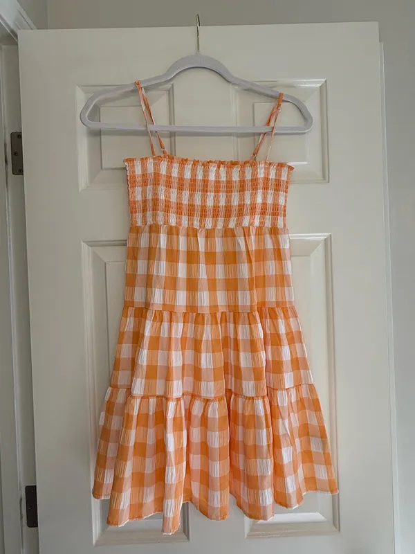 Steve Madden Orange And White Dress - Image 2
