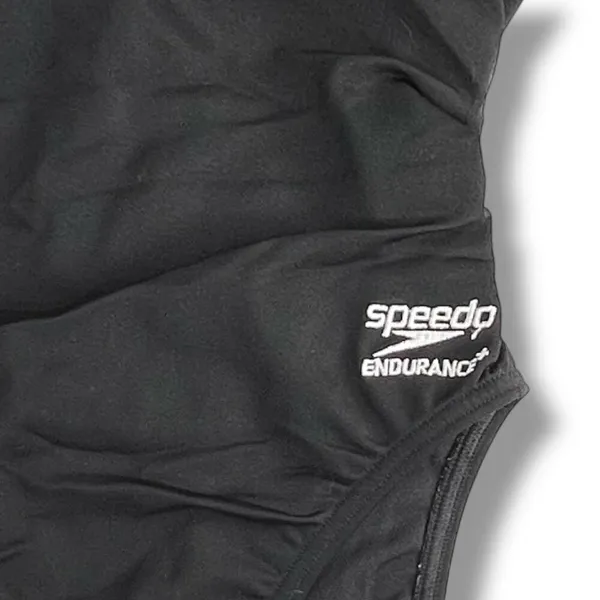 Women's Speedo Endurance Super Proback Solid One piece Black Swimsuit 6 / 32 - Image 3