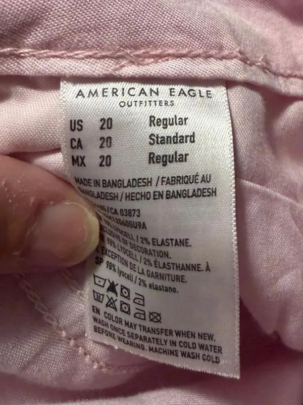 American Eagle Outfitters pink super high rise Wide Leg Cargo Pants - Image 5