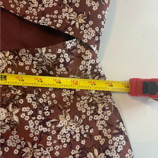NWT LEYDEN Cutout Printed Cami Sheath Dress | Blossom Jacquard Size‎ XL 0429 - Image 9
