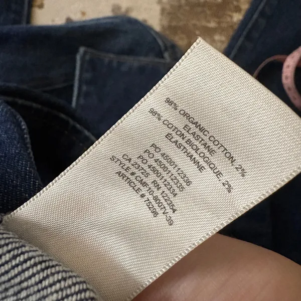 ARITZIA DENIM FORUM Jerry Denim Jumpsuit Front Zip‎ Size XS - Image 10