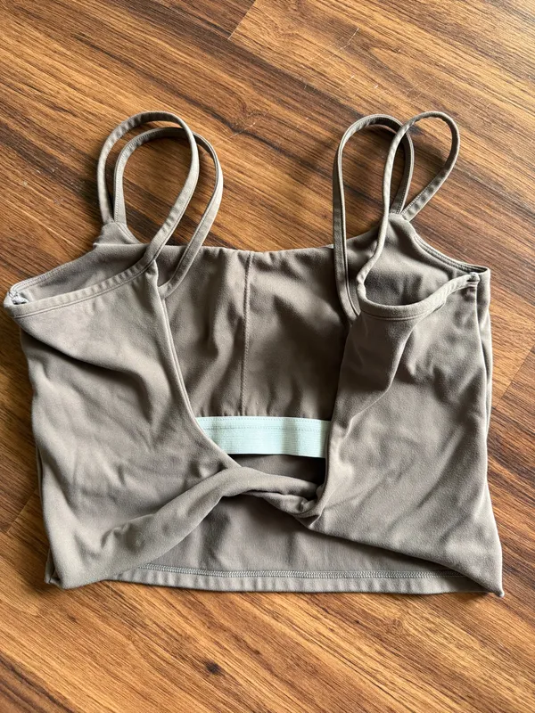 Cropped Cami Tank Brown Size M - Image 4