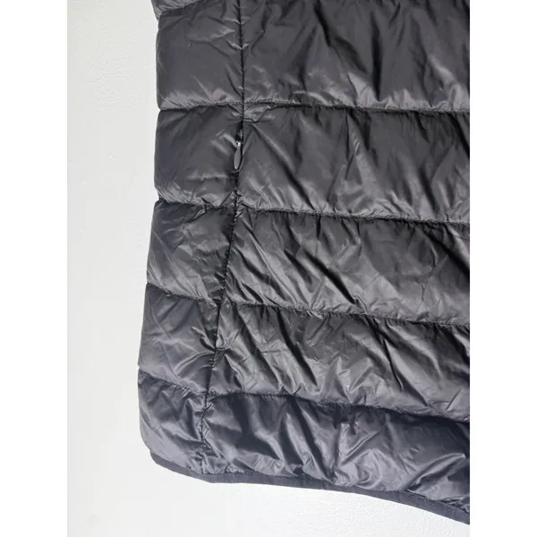 Quince Womens Black Down Puffer Vest Full Zip Lightweight Quilted XL - Image 3