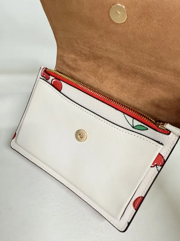 Coach Mini Klare Crossbody With Heart Cherry Print CE656 - Image 6