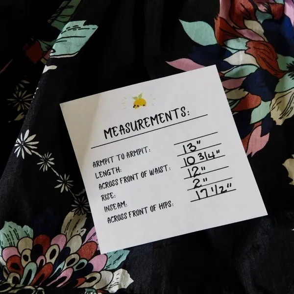 FREE PEOPLE Movement The Way Home‎ Floral Shorts Black Athletic Print X-Small - Image 15