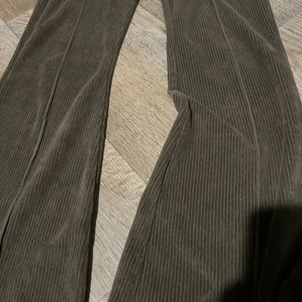 Aerie green‎ ribbed wide leg pants size XS - Image 7