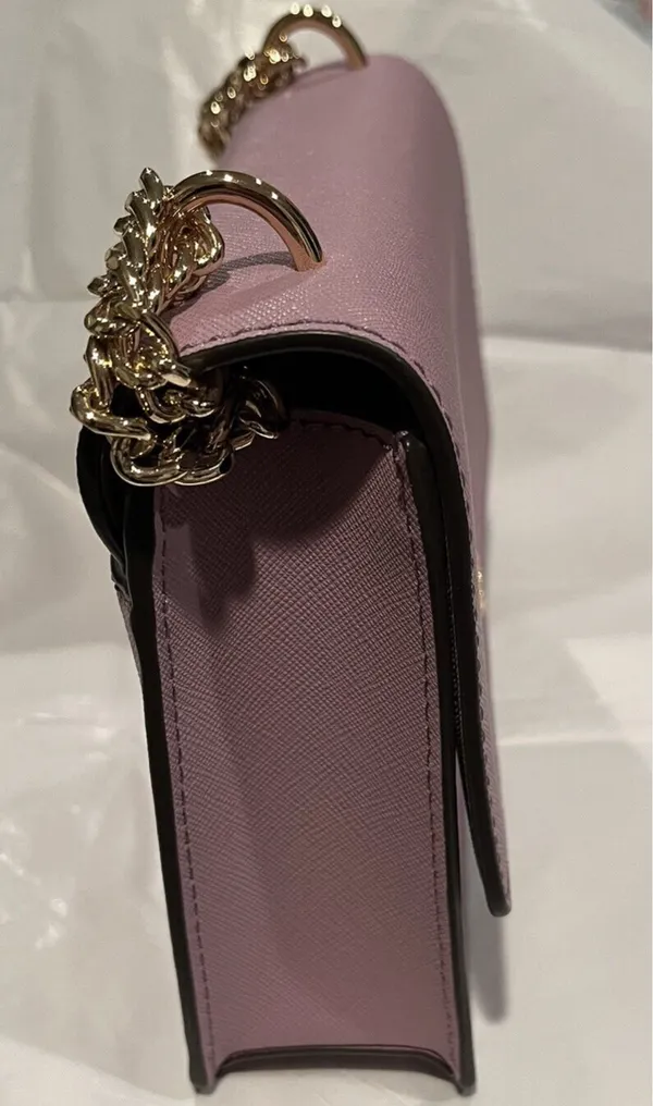 Tory Burch Emerson mini Bag Dusty Violet Leather - Image 5