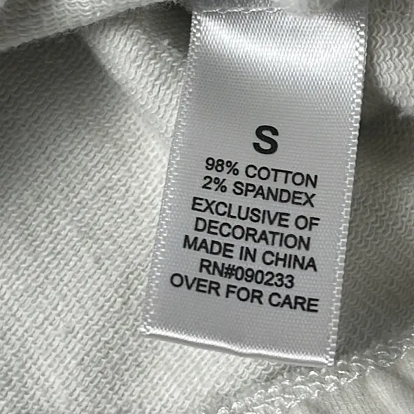 PacSun Pacific Sunwear White Cropped Sweatshirt - Image 8
