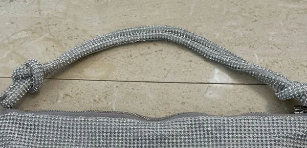Princess Polly Rhinestone Silver shoulder Mini Bag - Image 3