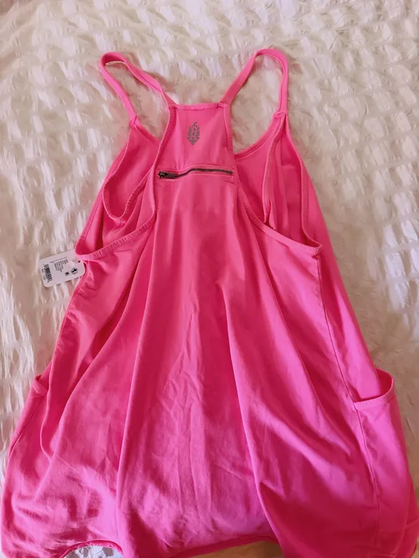 Pink Free People Mini Dress Small - Image 2