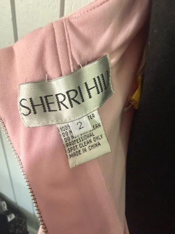 Sherri Hill Pink Mini Dress Sequin - Image 6