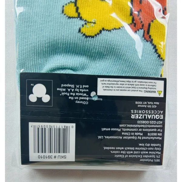 Disney Crew Socks Winnie the Pooh Womens Size 9-13 Eeyore Disney Movie Lot/4 New - Image 5