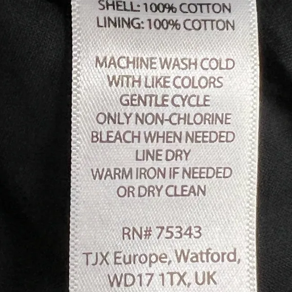 Akini Black Cotton Lined Skirt- Size 10 - EUC - Image 6