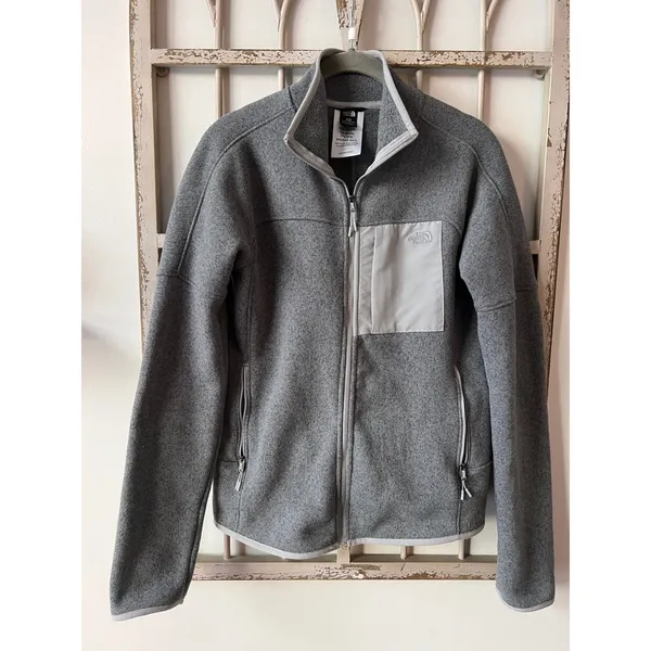 The North Face Women's Front Range Fleece Jacket Heather Gray Size‎ XS Zip Up - Image 4