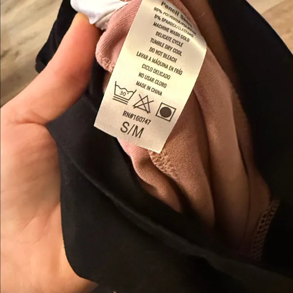 Conceited Maternity Pink Pants size Small Black - Image 3