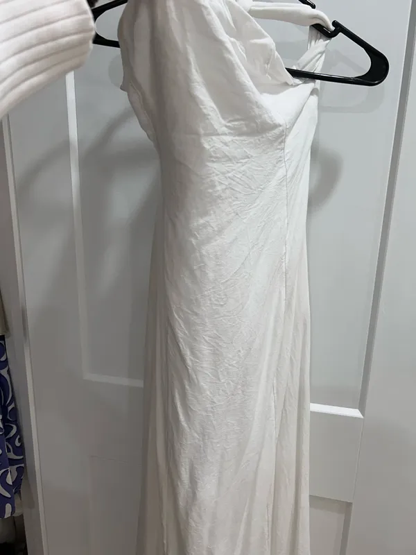 Japna White Strapless dress - Image 4