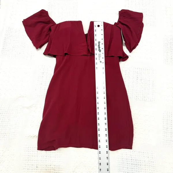 new Lovers + Friends small Primrose off shoulder v neck mini dress D1 3489 - Image 5