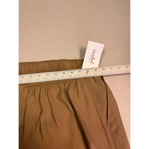 Isabel by Ingrid & Isabel Tan High‎ Waist Wide Leg Maternity Pants XXL NWT - Image 3