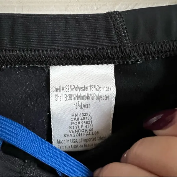 Pearl Izumi Thermal Fleece Lined Zipper‎ Ankle Cycling Leggings - Image 6