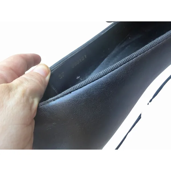Stella McCartney Black Chunky Platform Loafers Sneaker Wedge Logo Slide 37 $525 - Image 9