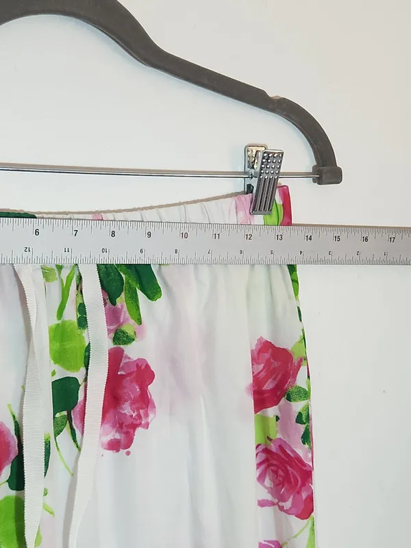 Kate Spade Pink Floral Cotton Pajama Set Size Small - Image 6